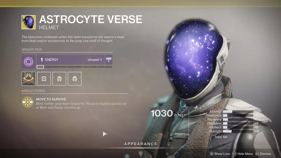 Destiny 2 Warlock Exotic Armor Astrocyte Verse