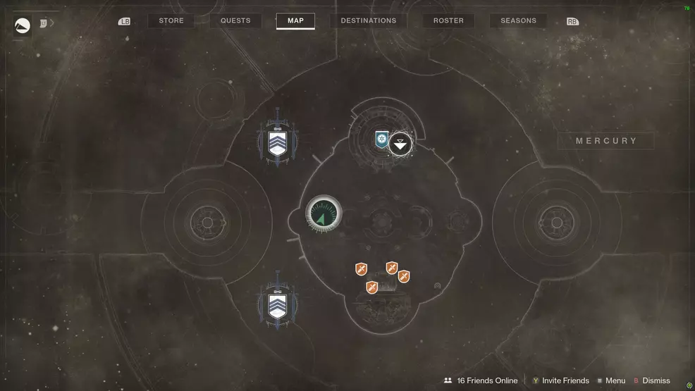 Destiny 2 Savathuns Eyes Mercury 1 map