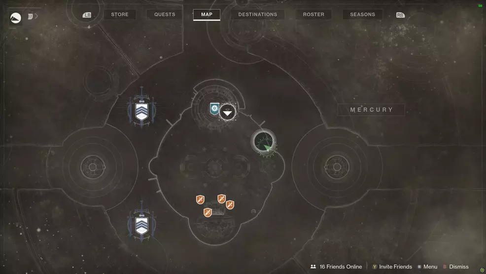 Destiny 2 Savathuns Eyes Mercury 3 map