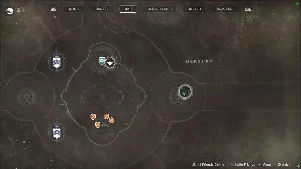 Destiny 2 Savathuns Eyes Mercury 4 map