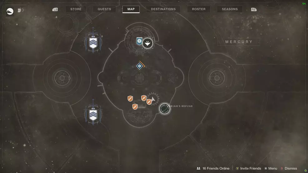 Destiny 2 Savathuns Eyes Mercury Pariah's Refuge 1 map