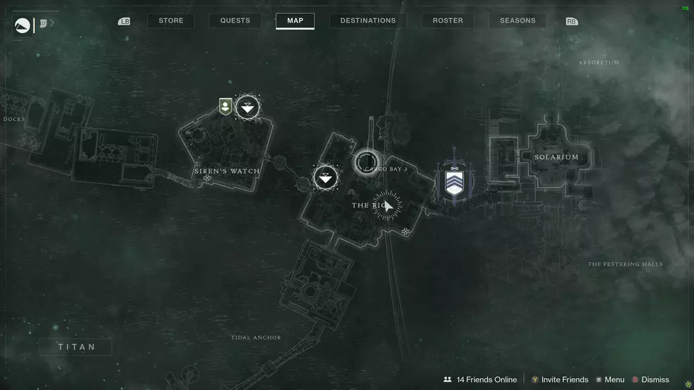 Destiny 2 Savanthuns Eyes Titan Cargo Bay 3 map