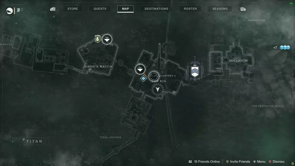 Destiny 2 Savanthuns Eyes Titan DS Quarters-2 map