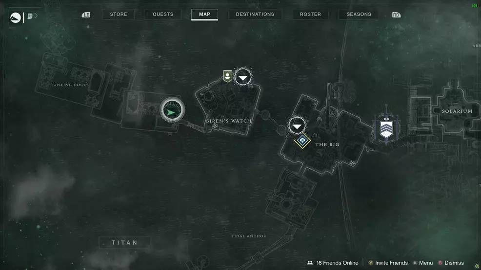 Destiny 2 Savanthuns Eyes Titan Sinking Docks map