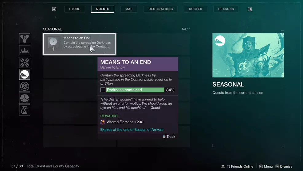 destiny 2 season of arrivals Means to an End Barrier to Entry