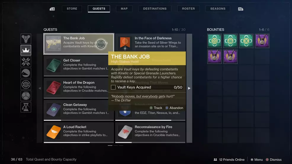 Destiny 2 The Bank Job High-Stakes Heist Witherhoard Exotic catalyst