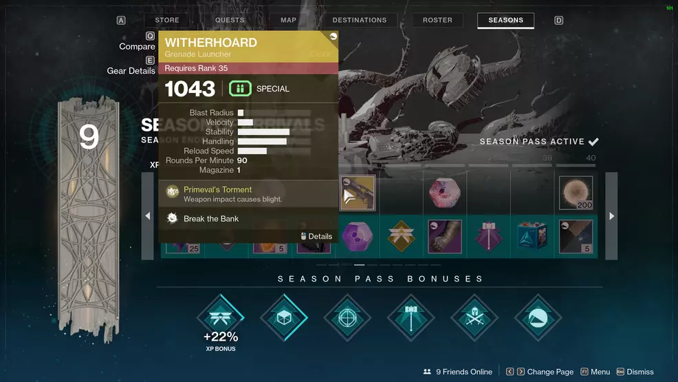 destiny 2 unlock witherhoard