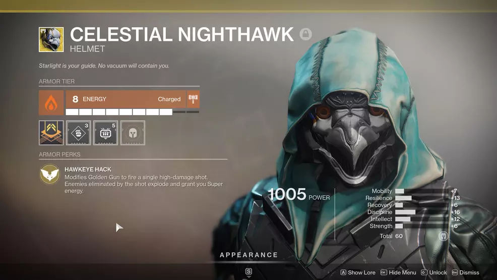 Hawkeye Hack Celestial Nighthawk Destiny 2