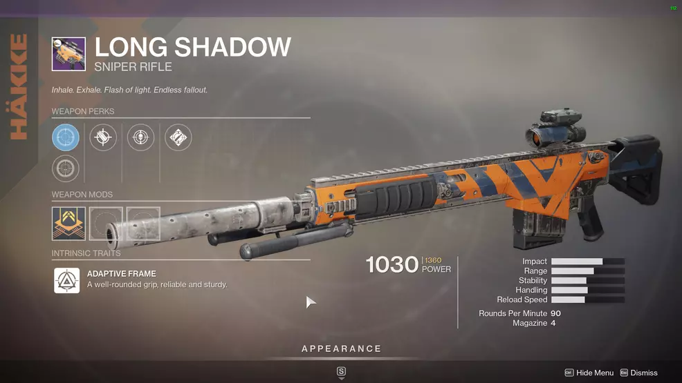 destiny 2 season of arrivals god rolls long shadow