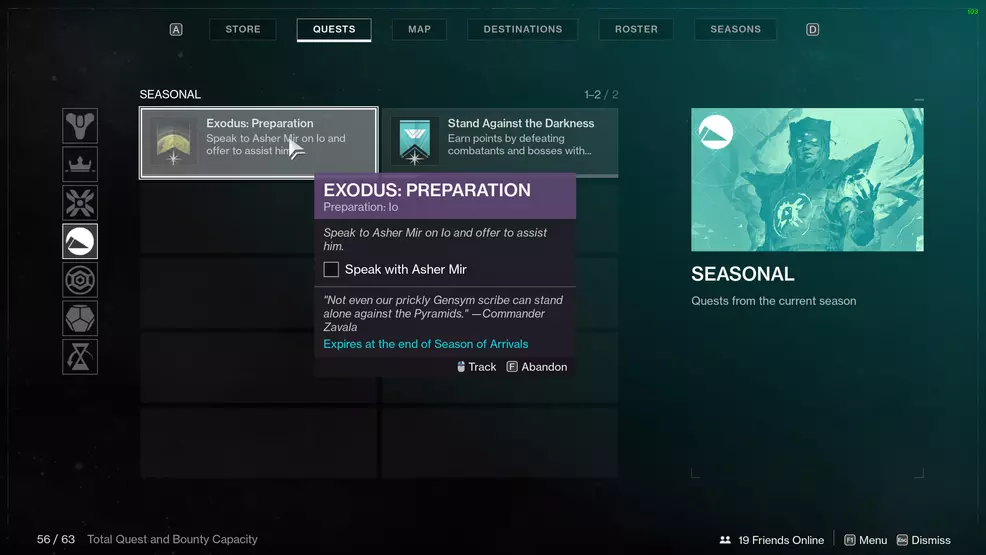 Exodus Preparation Io Destiny 2