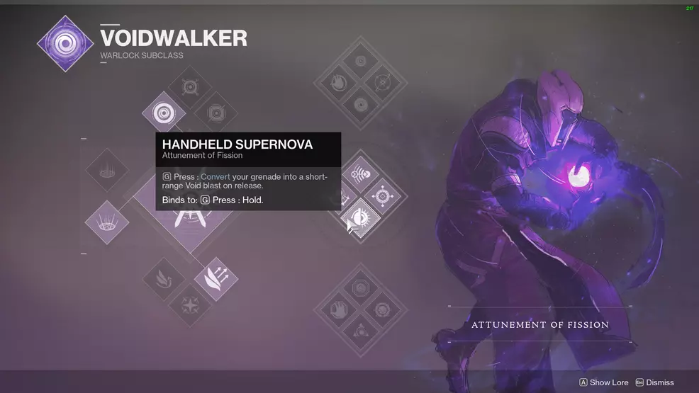 Destiny 2 Handheld Supernova Contraverse Hold