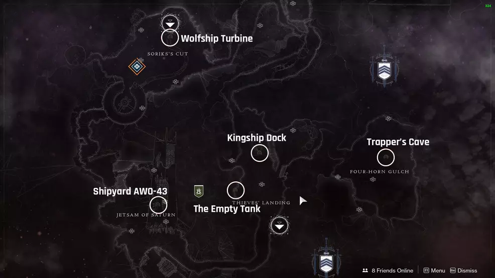 Tangled Shore Lost Sectors Destiny 2