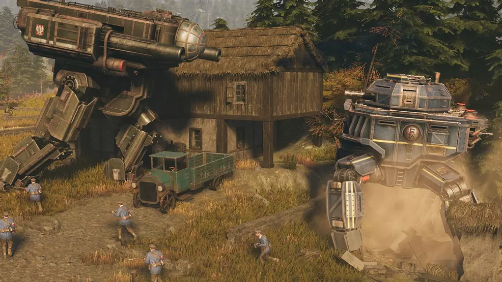By the time you get to using the above mechs in Iron Harvest, cover-based mechanics will be a distant memory.