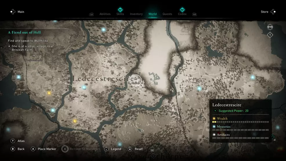 Order of the Ancients locations - AC Valhalla - The Baldric