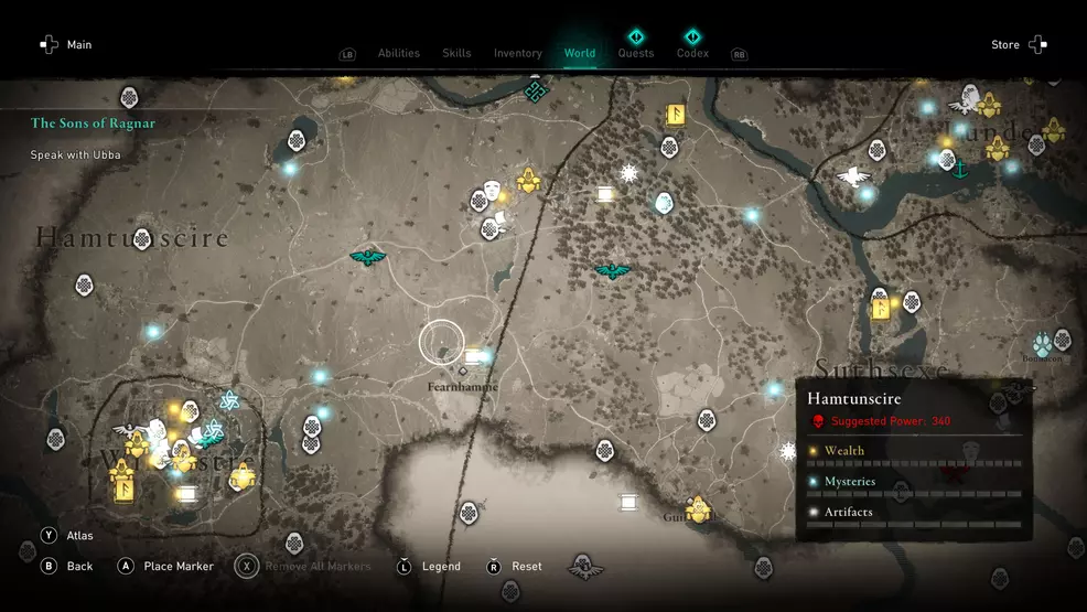 Order of the Ancients locations - AC Valhalla - The Oil