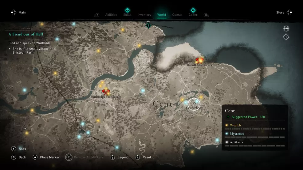 Order of the Ancients locations - AC Valhalla - The Rake