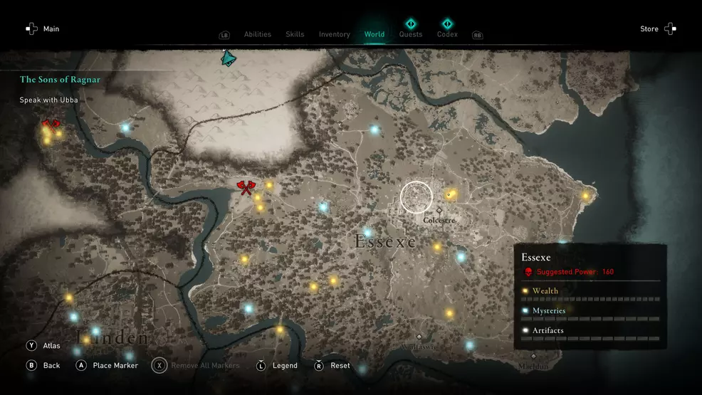 Order of the Ancients locations - AC Valhalla - The Sickle