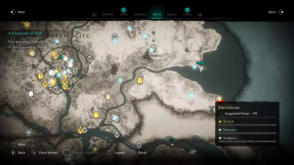 Order of the Ancients locations - AC Valhalla - The Vice