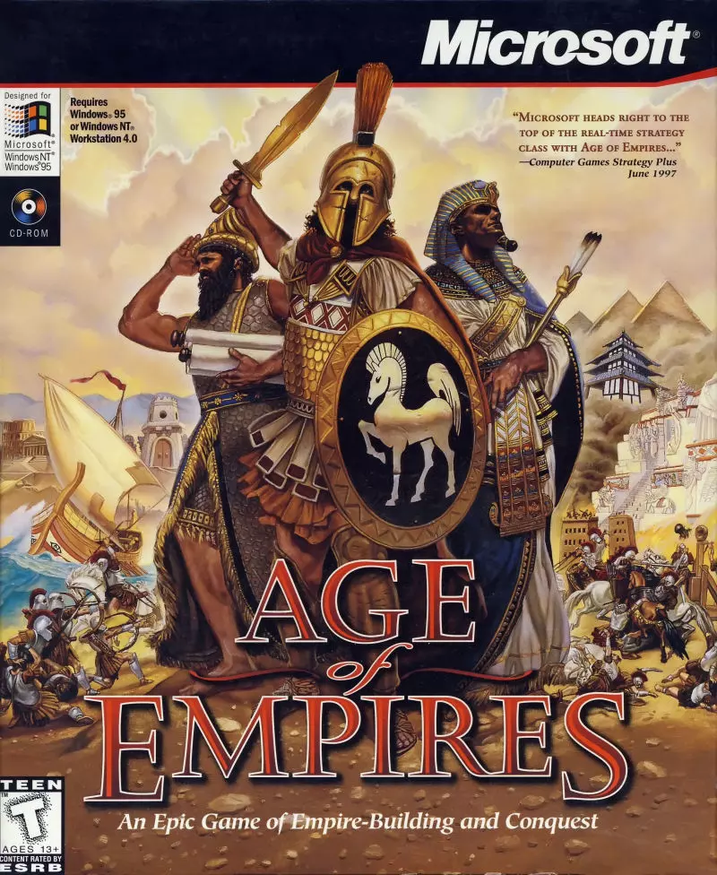 Age of Empires's box art.
