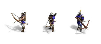 Archer units in Age of Empires.