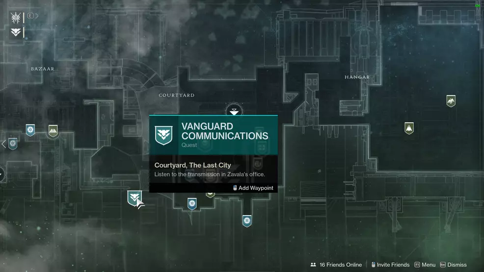 destiny 2 beyond light seasonal artifact vanguard communications