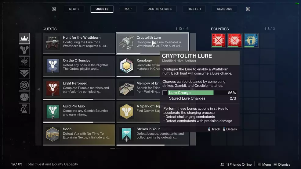 destiny 2 configure lure