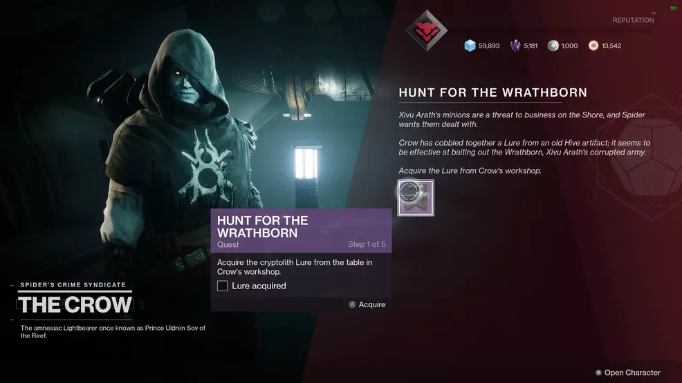 Destiny 2 Hunt for the Wrathborn