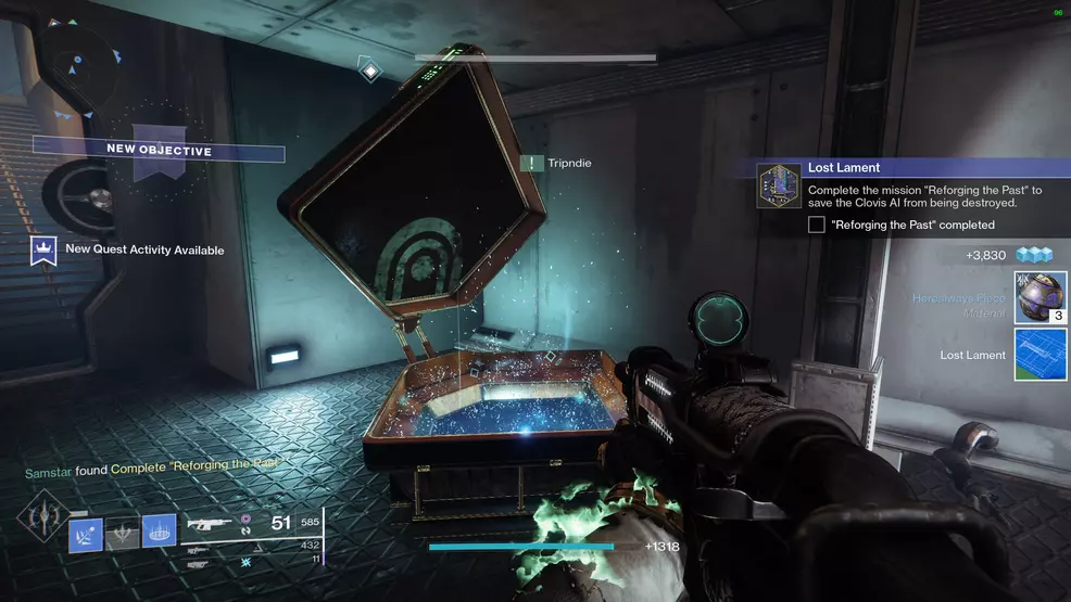 destiny 2 lost lament hidden bunker