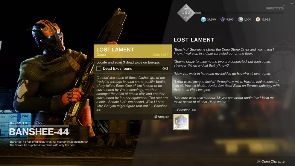 destiny 2 lost lament