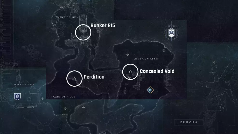 Destiny 2 Europa Lost Sectors