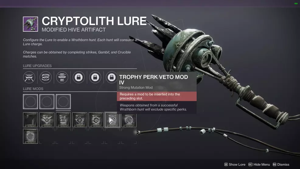 destiny 2 lure strong mutations