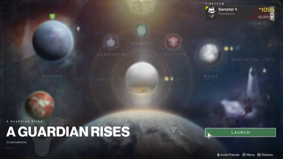 Destiny 2 New Light quest start