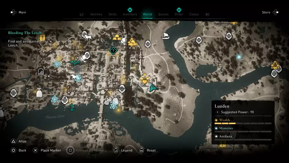 Order of the Ancients locations - AC Valhalla - The Leech