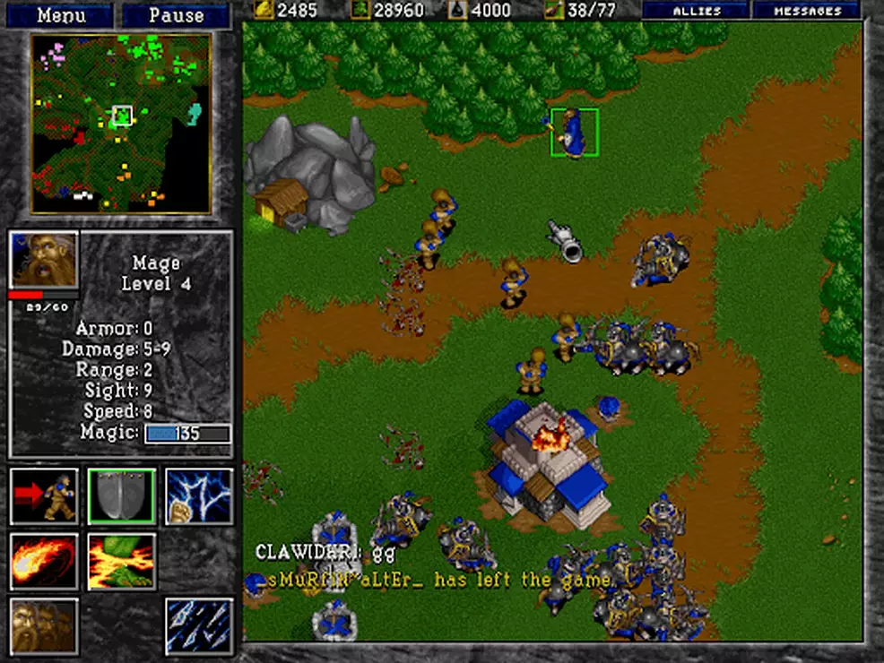 Blizzard Entertainment's WarCraft II.