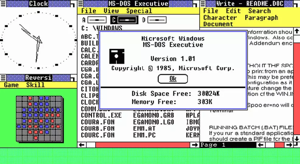 Windows 1.0.
