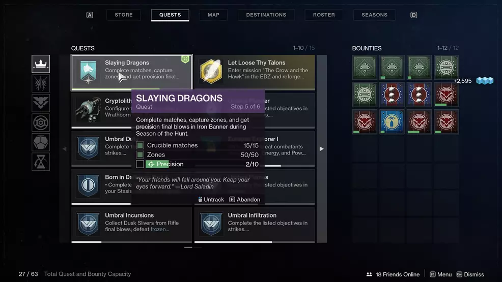 destiny 2 slaying dragons step 5