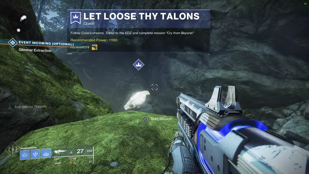 destiny 2 let loose thy talons cry from beyond