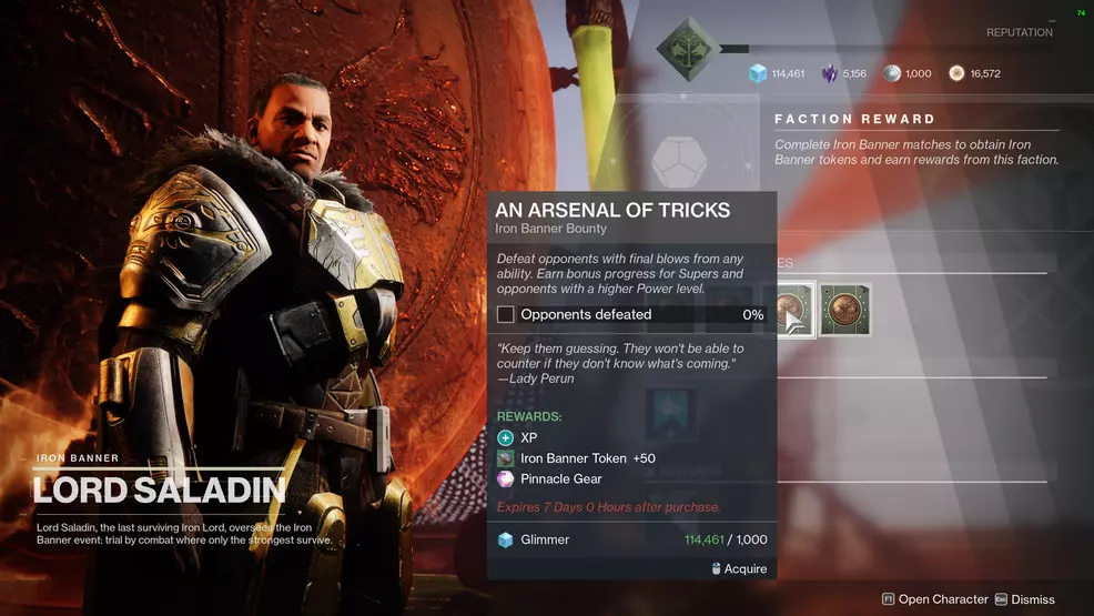 destiny 2 an arsenal of tricks