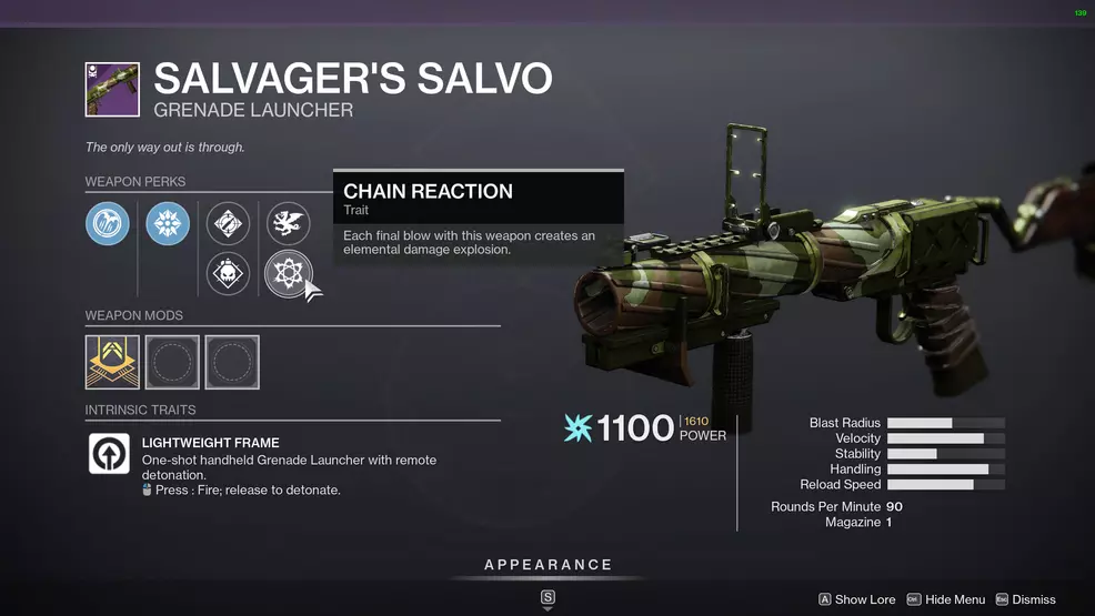 salvager's salvo perks destiny 2