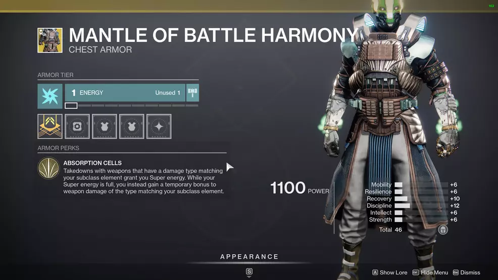 destiny 2 mantle of battle harmony