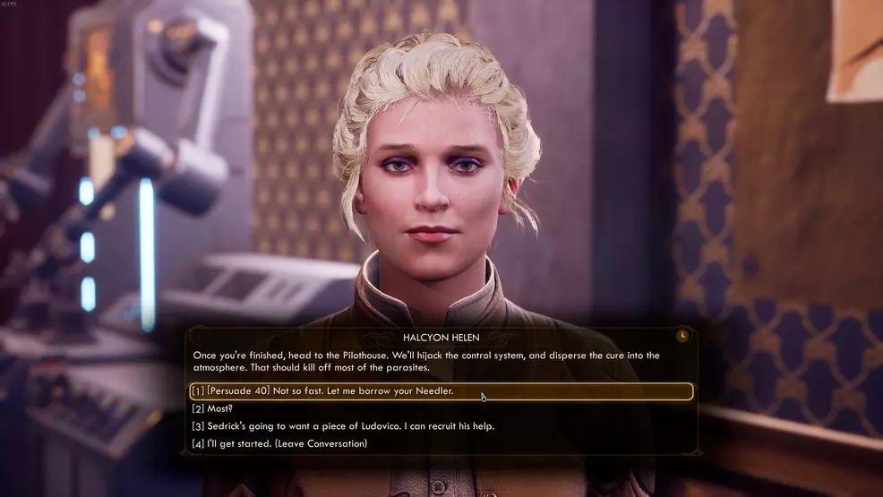 How to get The Needler from Helen - The Outer Worlds: Murder on Eridanos