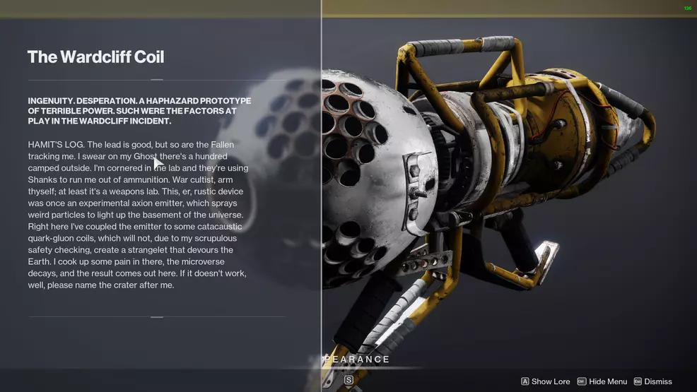 destiny 2 the wardcliff coil lore