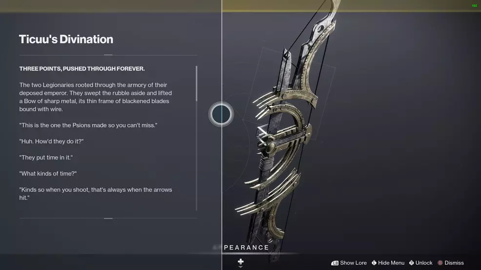destiny 2 ticuus divination lore