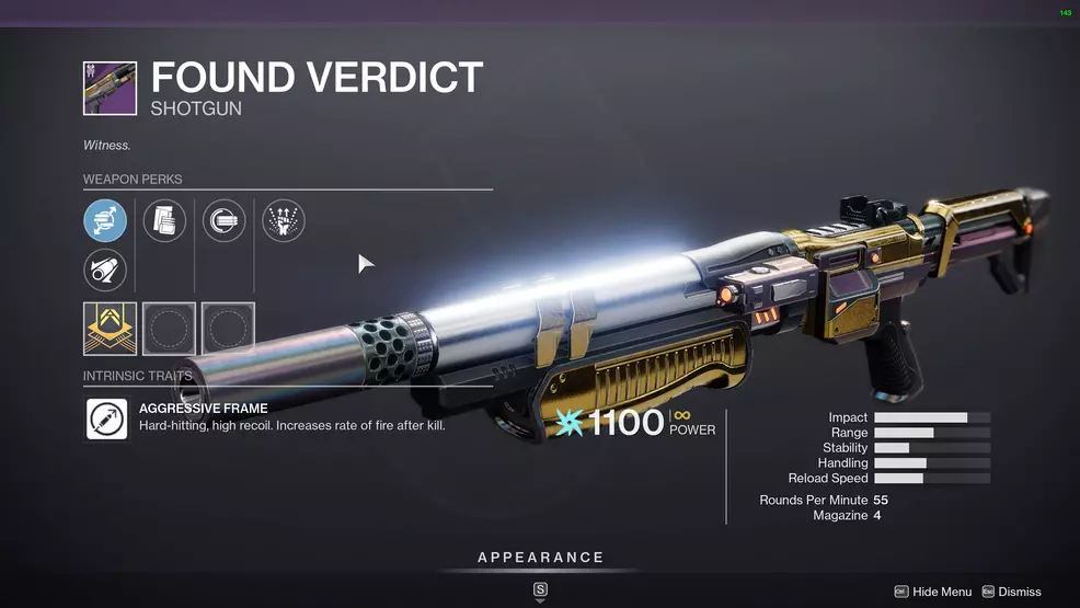 destiny 2 found verdict