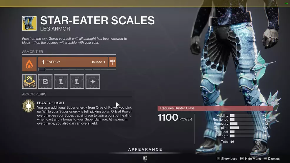 destiny 2 star-eater scales perk feast of light