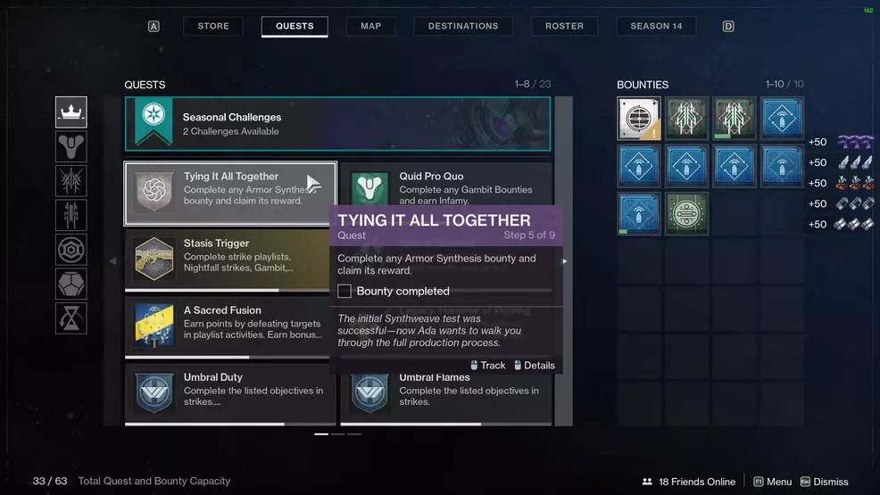 destiny 2 tying it all together