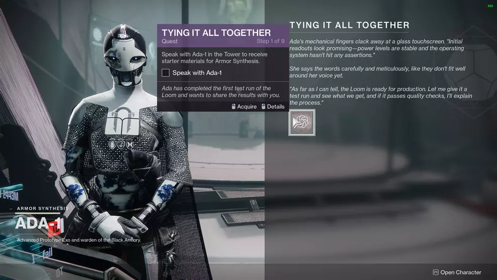 destiny 2 tying it all together quest