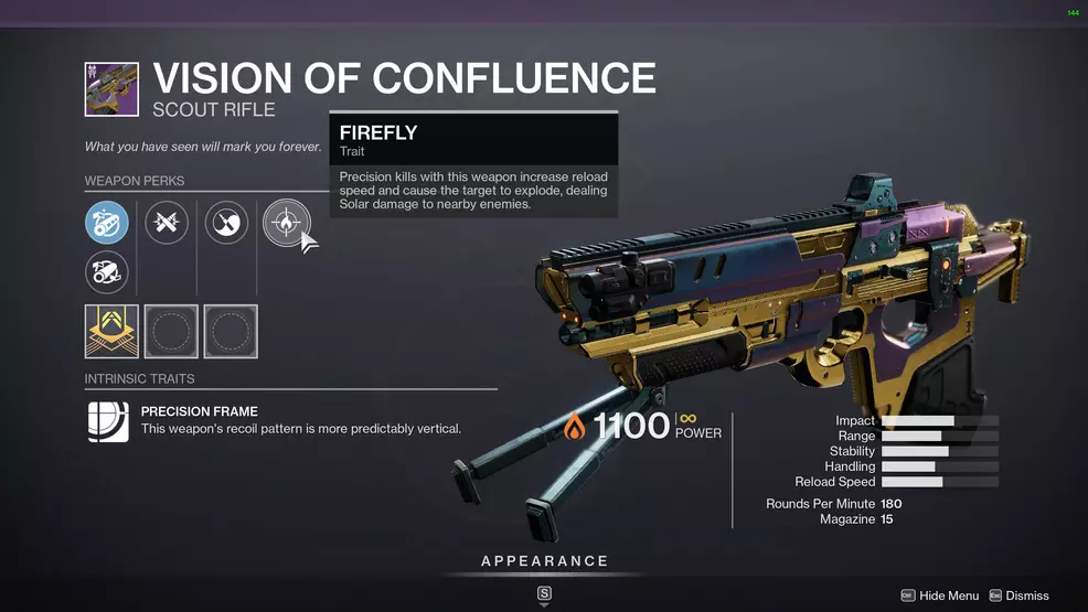 destiny 2 visions of confluence god roll