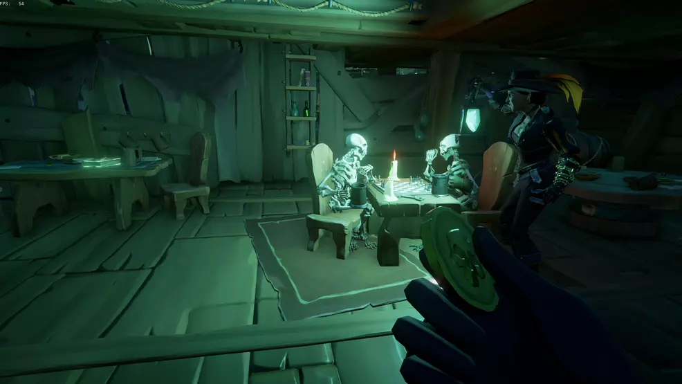 sea of thieves a pirates life a Powerful thirst skeletons playing chess
