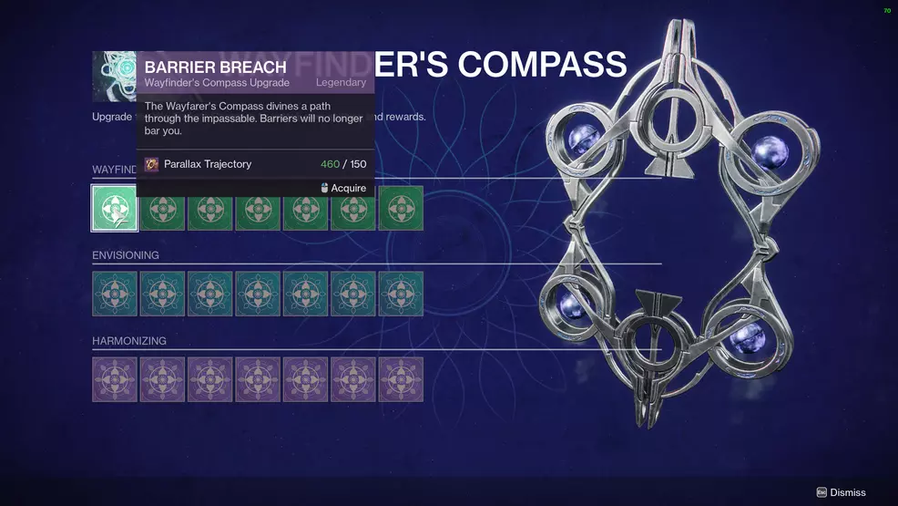 destiny 2 season of the lost campaign wayfinders compass upgrade